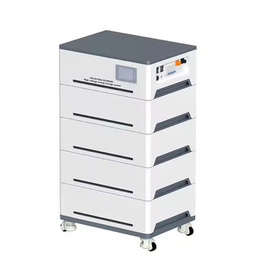 Kalite 15.36kWh Yüklenebilir Hepsi Birde Enerji Depolama Sistemi 5kW Hibrit Inverter 51.2V 100Ah LiFePO4 3 Modül RS485 CAN WiFi Ev Güneş Yedek Gücü Fabrika