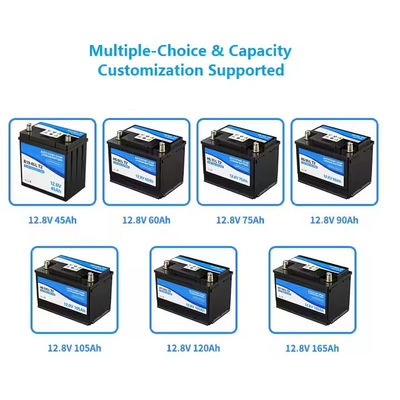 Otomobil Start-Stop Lifepo4 Lityum Bataryası D2360LT2 BMS 12.8V 60ah 900CCA için Aile Otomobilleri ve Hafif Kamyonlar için