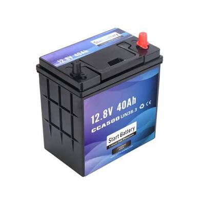 Kalite 12V 40Ah LiFePO4 Marş Aküsü 500CCA Bluetooth Denizcilik RV Kamyon Lityum Pil Akıllı BMS'li Fabrika