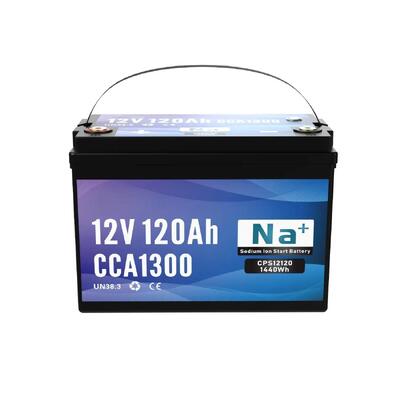 Kalite 12V 120Ah Sodyum İyon Pil 1300CCA Bluetooth Büyük Kapasiteli Lityum Pil Ağır Güçlü Kamyonlar Deniz ve Endüstriyel Güç Sistemleri İçin Fabrika