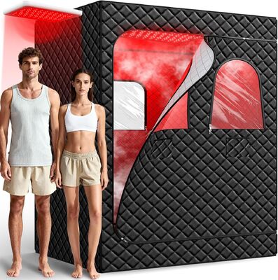 Kalite OEM ODM Fabrikası Doğrudan İki Kişilik Toptan Taşınabilir Sauna Karbon Fiber Isıtma ile Özel 2 Kişilik Kızılötesi Sauna Fabrika