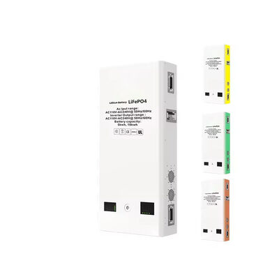 Kalite 5.12kWh LiFePO4 Inverter ile Tüm-Bir Güneş Pil 51.2V 100Ah Duvar Montajlı Enerji Depolama Wifi İzleme ile Toptan Özel Markalaşım Mümkün Fabrika
