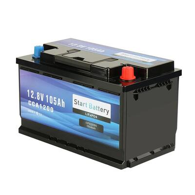 Kalite Aşırı Başlangıç ​​ve Derin Döngü için 12.8V 105Ah Yüksek Krank LiFePO4 Pil1344Wh 1200CCA Toptan Distribütörler İçin OEM ODM Hazır fabrika