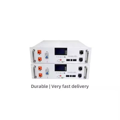 Kalite Fabrika Doğrudan 51.2V 100Ah Rack Mount LiFePO4 Bataryası 5.12KWh 3U Kabine Depolama Bataryası Çoğu Inverter ile Uyumlu OEM ODM Kullanılabilir fabrika