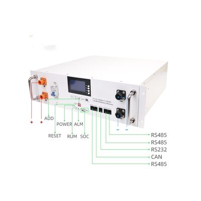 Kalite Yunfan Fabrikası Doğrudan YF51100LP-HES-CT 5.12kWh Rack Mount Lityum Pil 51.2V 100Ah 6000 Döngüler Çoğu Güneş Inverteri ile Uyumlu OEM ODM Fabrika