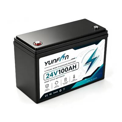 Kalite YF24V100Ah-LAS 25.6V 100Ah LiFePO4 Pil 2560Wh IP55 ABS + PC Kabuk 24V Kurşun Asit UPS Şebekeden Uzak Güneş Depolama Pil için Drop-in Değiştirme fabrika