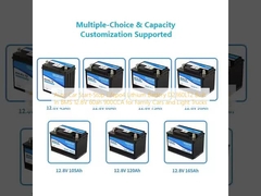 Otomobil Start-Stop Lifepo4 Lityum Bataryası D2360LT2 BMS 12.8V 60ah 900CCA için Aile Otomobilleri ve Hafif Kamyonlar için